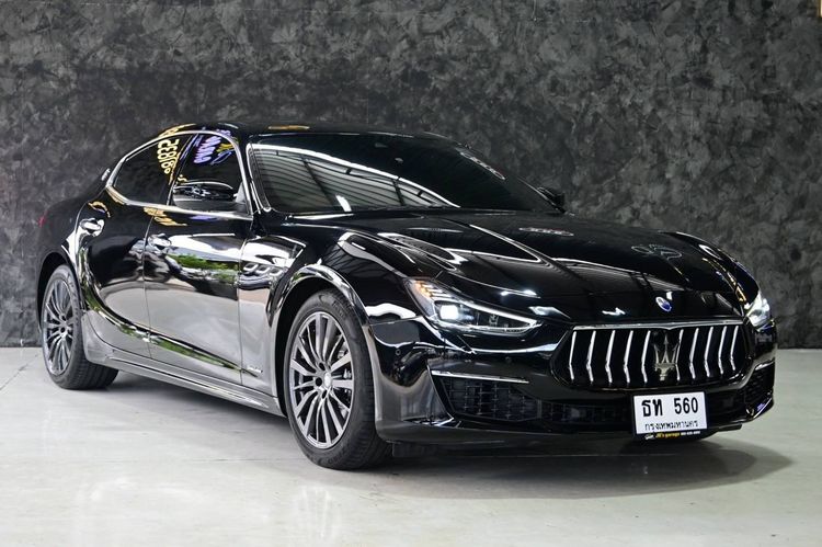 Maserati Ghibli 2019 3.0 Sedan ดีเซล เกียร์อัตโนมัติ ดำ รูปที่ 3