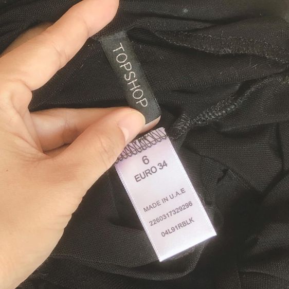 เดรสดำ Topshop กระโปรงทรงเทนนิส  รูปที่ 13