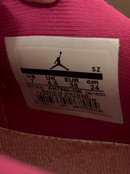 รองเท้าผ้าใบมือสอง Nike Jordan 11 Retro Low Pink Snakeskin (2019) ไซส์ 38 ราคา 390 บาทรวมค่าส่ง รูปที่ 15