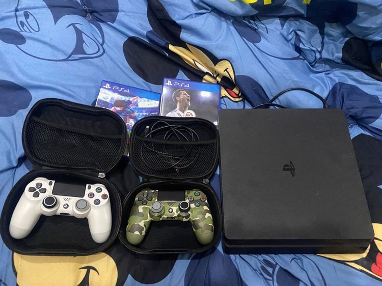 Sony เครื่องเกมส์โซนี่ เพลย์สเตชั่น PS4 (Playstation 4) เชื่อมต่อไร้สายได้ PS4 Slim ความจุ 500 Gb
