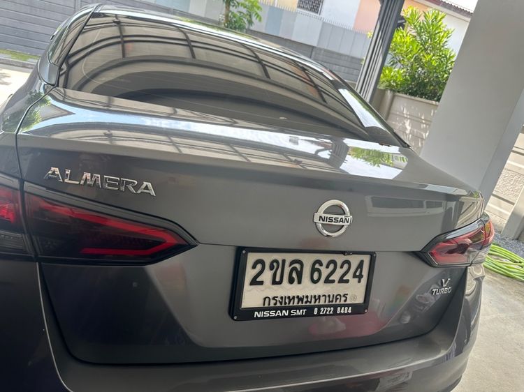 Nissan Almera 2021 1.0 V Sedan เบนซิน ไม่ติดแก๊ส เกียร์อัตโนมัติ เทา รูปที่ 2