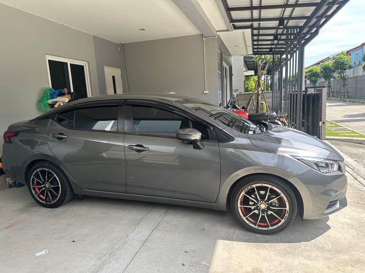 Nissan Almera 2021 1.0 V Sedan เบนซิน ไม่ติดแก๊ส เกียร์อัตโนมัติ เทา รูปที่ 4