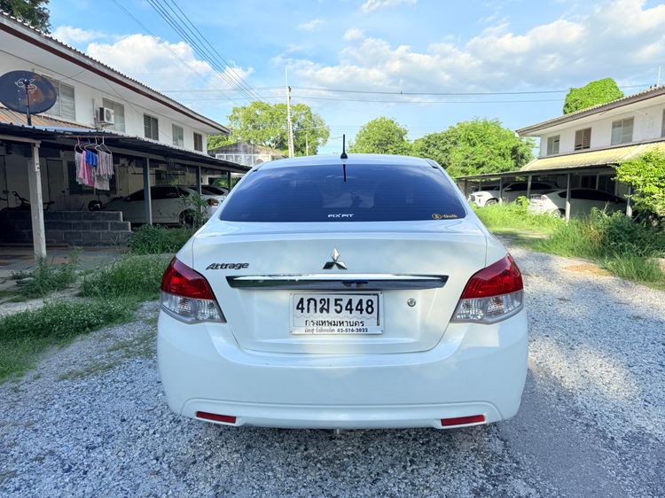 Mitsubishi Attrage 2014 1.2 GLX Sedan เบนซิน ไม่ติดแก๊ส เกียร์อัตโนมัติ ขาว รูปที่ 3
