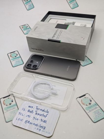 ขาย เทิร์น Infinix Note 60 Pro Ram 12 Rom 256 ศูนย์ไทย สภาพสวย อุปกรณ์ครบยกกล่อง ประกันยาว 11 เดือน เพียง 7,990 บาท เท่านั้น ครับ