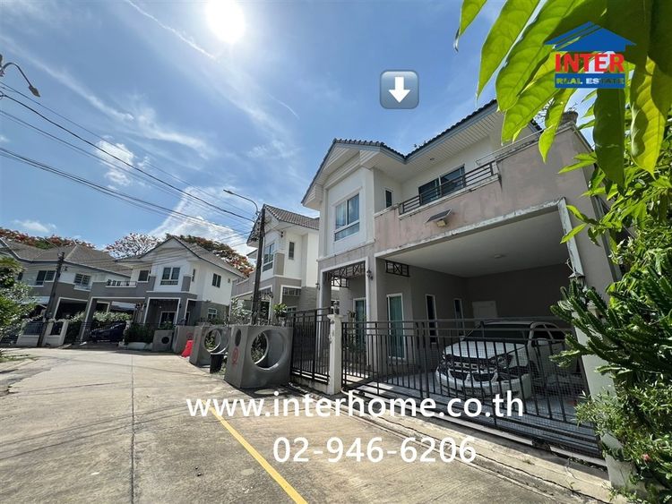 บ้านเดี่ยว 2 ชั้น 45 ตร.ว. หมู่บ้านนาริสา ซอยเสรีไทย29 ถนนเสรีไทย ถนนนวมินทร์ ถนนลาดพร้าว เขตบึงกุ่ม กรุงเทพมหานคร รูปที่ 2
