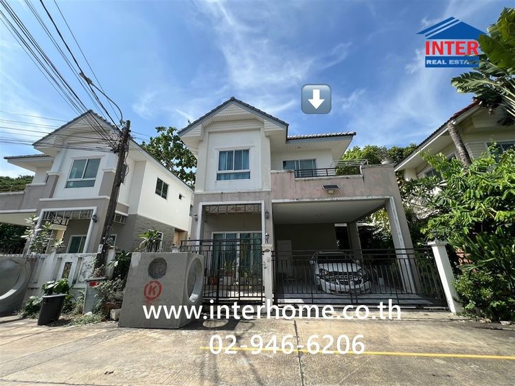 บ้านเดี่ยว 2 ชั้น 45 ตร.ว. หมู่บ้านนาริสา ซอยเสรีไทย29 ถนนเสรีไทย ถนนนวมินทร์ ถนนลาดพร้าว เขตบึงกุ่ม กรุงเทพมหานคร