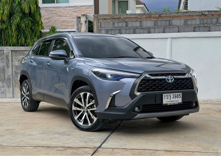 Toyota Corolla Cross 2020 1.8 Hybrid Premium Sedan ไฮบริด ไม่ติดแก๊ส เกียร์อัตโนมัติ ฟ้า