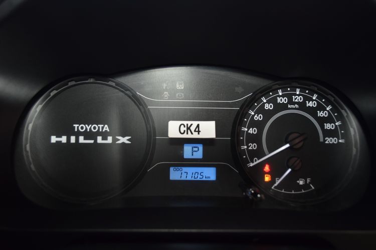 Toyota Hilux Vigo Champ 2024 2.4 LWB Single Cab Pickup ดีเซล ไม่ติดแก๊ส เกียร์อัตโนมัติ เทา รูปที่ 4