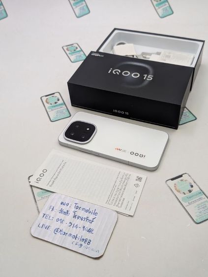 ยี่ห้ออื่นๆ 512 GB ขาย เทิร์น iQOO 15 5G Ram 16 Rom 512 ศูนย์ไทย สภาพใหม่เอี่ยม อุปกรณ์ครบยกกล่อง ประกันยาว เพียง 22,590 บาท ครับ