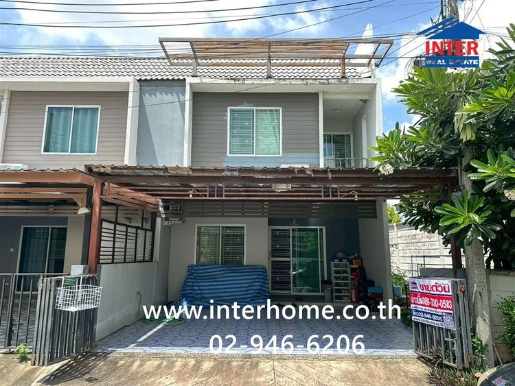 ทาวน์เฮ้าส์ 2 ชั้น 28.6 ตร.ว หมู่บ้านเดอะคัลเลอร์บางนา กม.10 ซอยมหาชัย ถนนบางนา-ตราด บางพลี สมุทรปราการ