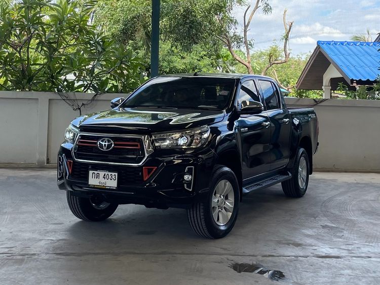 Toyota Hilux Revo 2018 2.4 G Prerunner Pickup ดีเซล ไม่ติดแก๊ส เกียร์ธรรมดา ดำ