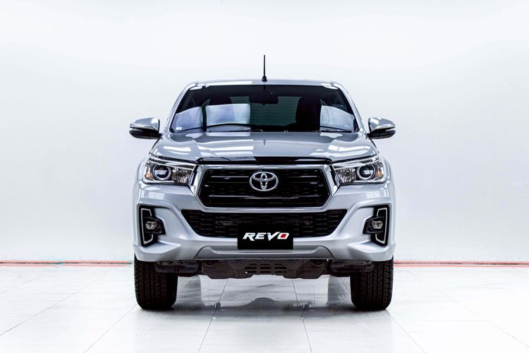 Toyota Hilux Revo 2019 2.4 Prerunner E Plus Pickup ดีเซล ไม่ติดแก๊ส เกียร์ธรรมดา เทา รูปที่ 4