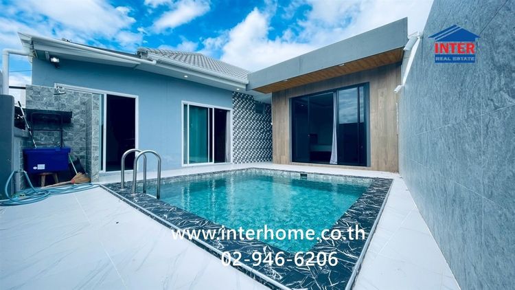 บ้านเดี่ยว 1 ชั้น 53.7 ตร.ว. หมู่บ้านไฮแลนด์ปาร์ค ซอยสมอโพรง สะพาน8 ถนนเพชรเกษม ถนนเพชรบุรี-ประจวบคีรีขันธ์ หัวหิน ประจวบคีรีขันธ์