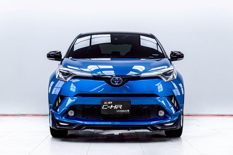 Toyota C-HR 2019 1.8 HV Hi Utility-car ไฮบริด ไม่ติดแก๊ส เกียร์อัตโนมัติ น้ำเงิน รูปที่ 4