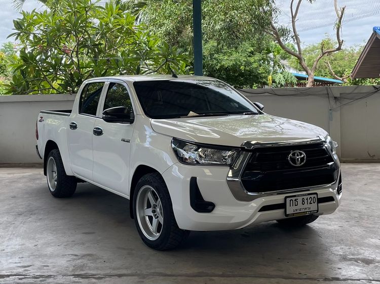 Toyota Hilux Revo 2021 Double Cab 2.4 Entry Z Edition Pickup ดีเซล ไม่ติดแก๊ส เกียร์ธรรมดา ขาว รูปที่ 3