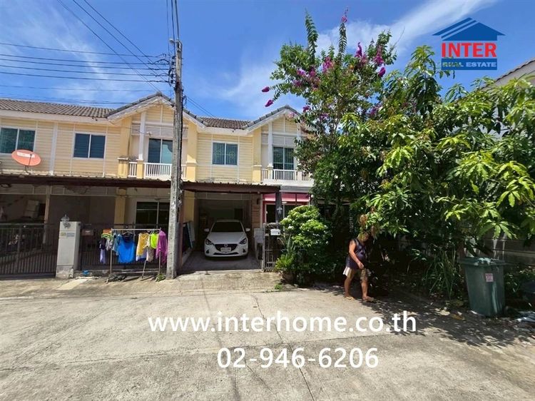 ทาวน์เฮ้าส์ 2 ชั้น 23.9 ตร.ว. หมู่บ้านพฤกษาวิลล์38 ซอยมุสิกทอง6 ถนนหนามแดง-บางพลี บางพลี สมุทรปราการ