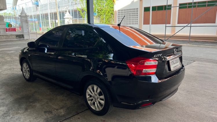 Honda City 2012 1.5 V CNG Sedan เบนซิน NGV เกียร์อัตโนมัติ ดำ รูปที่ 4
