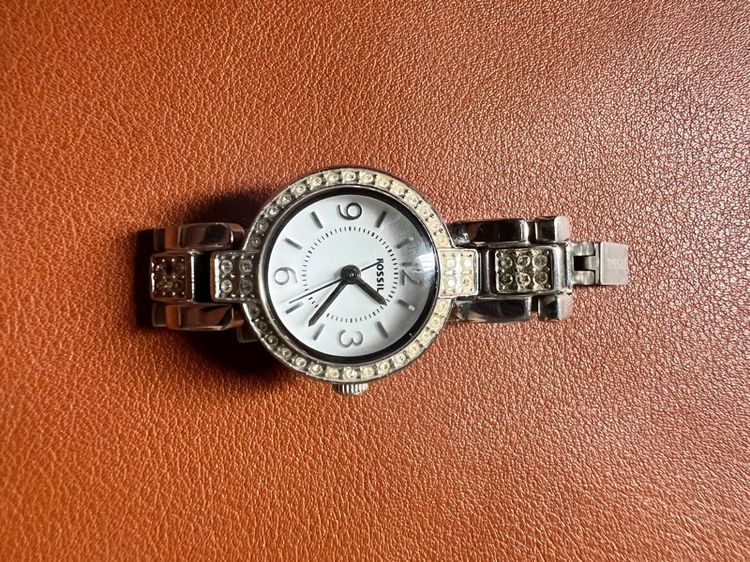 นาฬิกา Fossil แท้ ตำหนิเพชรหลุดตามรูป