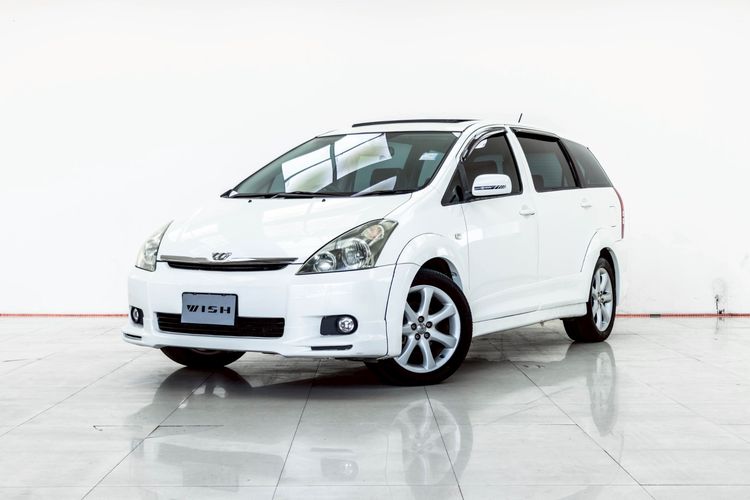 Toyota Wish 2004 2.0 Q Limited Utility-car เบนซิน ไม่ติดแก๊ส เกียร์อัตโนมัติ ขาว