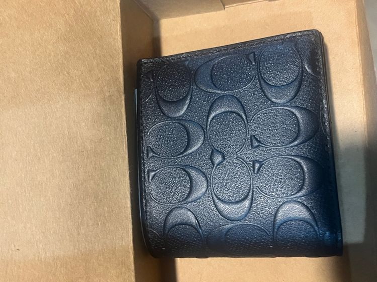 Coach 3 IN 1 Wallet Signature Leather Black รูปที่ 2