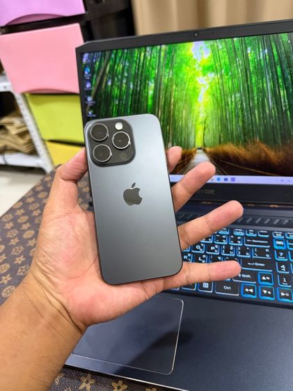 128 GB iPhone 15 Pro 128GB Black Titanium เดิมๆ สวยมากเครื่องศูนย์แท้ จอแท้ แบต 91 รับเทรินทุกรุ่นคัฟ