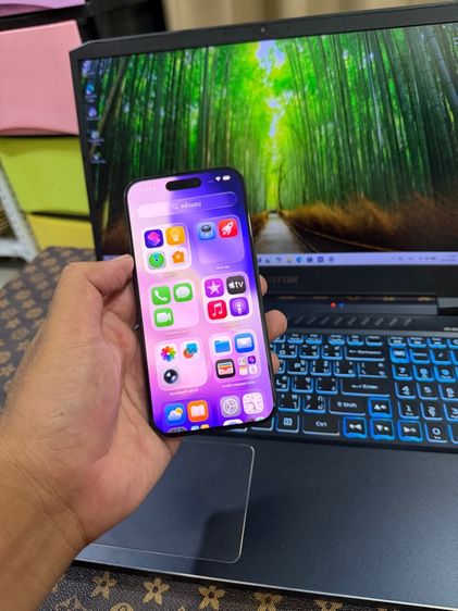 iPhone 15 Pro 128GB Black Titanium เดิมๆ สวยมากเครื่องศูนย์แท้ จอแท้ แบต 91 รับเทรินทุกรุ่นคัฟ รูปที่ 5