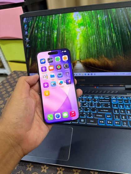 iPhone 15 Pro 128GB Black Titanium เดิมๆ สวยมากเครื่องศูนย์แท้ จอแท้ แบต 91 รับเทรินทุกรุ่นคัฟ รูปที่ 4