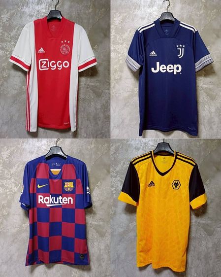เสื้อเจอร์ซีย์ Adidas ผู้ชาย อื่นๆ football jersey  แท้สภาพดี ส่งฟรีทุกตัว