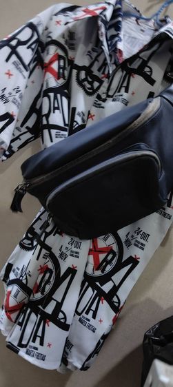 หญิง น้ำเงิน ผ้าใบ Fila กระเป๋าสะพายข้าง