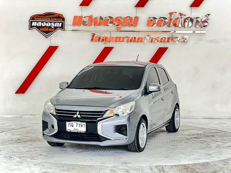 Mitsubishi Mirage 2020 1.2 GLX Sedan เบนซิน ไม่ติดแก๊ส เกียร์อัตโนมัติ เทา