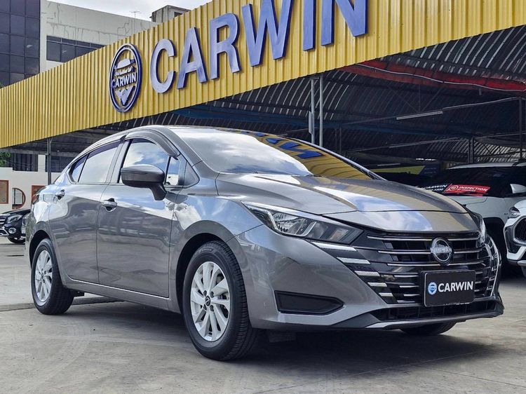 Nissan Almera 2024 1.0L Turbo EL CVT Sedan เบนซิน ไม่ติดแก๊ส เกียร์อัตโนมัติ เทา รูปที่ 3