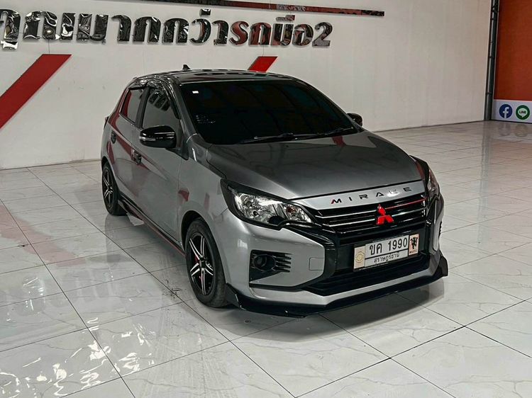 Mitsubishi Mirage 2019 1.2 GLX Sedan เบนซิน ไม่ติดแก๊ส เกียร์อัตโนมัติ เทา รูปที่ 3