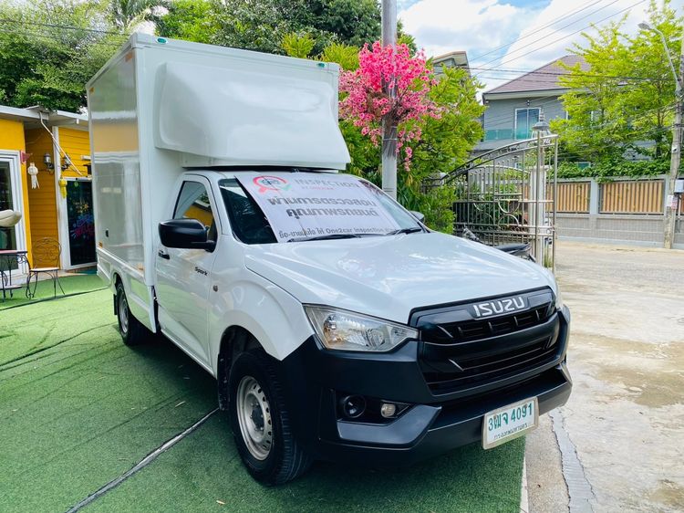Isuzu D-MAX 2021 1.9 B Pickup ดีเซล ไม่ติดแก๊ส เกียร์ธรรมดา ขาว รูปที่ 4