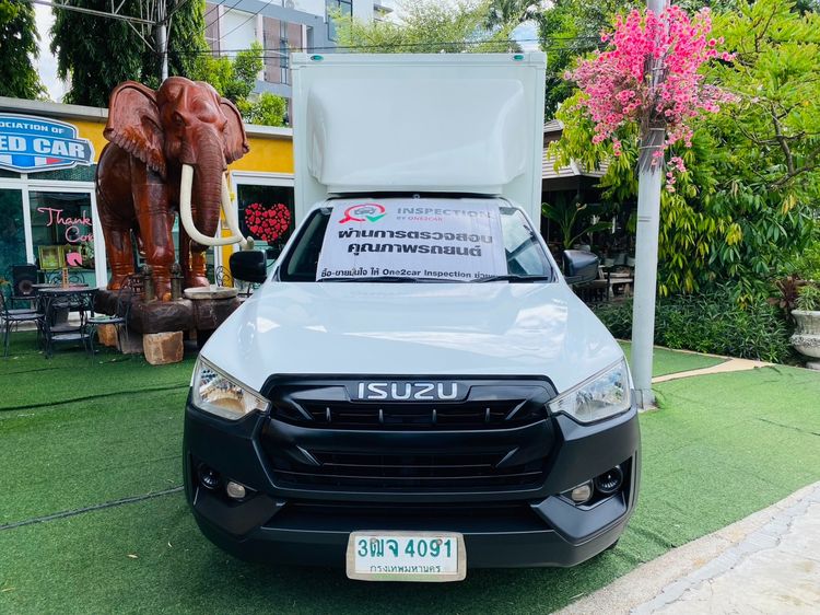 Isuzu D-MAX 2021 1.9 B Pickup ดีเซล ไม่ติดแก๊ส เกียร์ธรรมดา ขาว รูปที่ 2