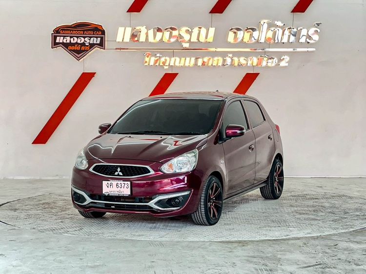 Mitsubishi Mirage 2019 1.2 GLX Sedan เบนซิน ไม่ติดแก๊ส เกียร์อัตโนมัติ แดง
