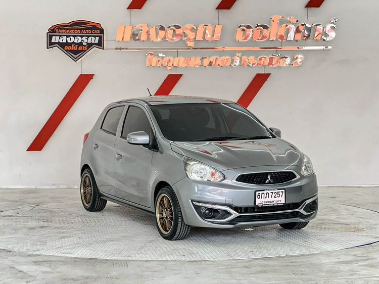 Mitsubishi Mirage 2017 1.2 GLX Sedan เบนซิน ไม่ติดแก๊ส เกียร์อัตโนมัติ เทา รูปที่ 3
