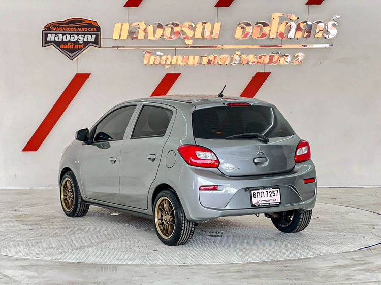 Mitsubishi Mirage 2017 1.2 GLX Sedan เบนซิน ไม่ติดแก๊ส เกียร์อัตโนมัติ เทา รูปที่ 4