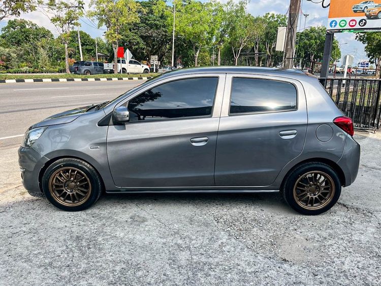 Mitsubishi Mirage 2017 1.2 GLX Sedan เบนซิน ไม่ติดแก๊ส เกียร์อัตโนมัติ เทา รูปที่ 4