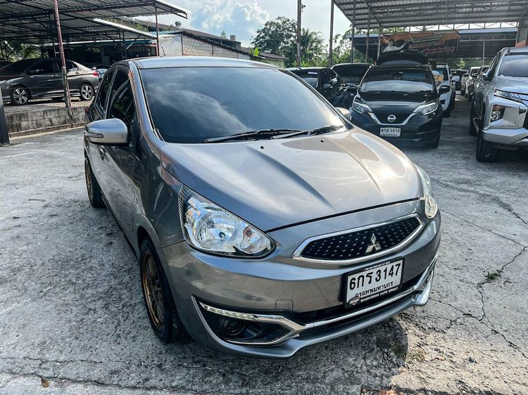 Mitsubishi Mirage 2017 1.2 GLX Sedan เบนซิน ไม่ติดแก๊ส เกียร์อัตโนมัติ เทา รูปที่ 3
