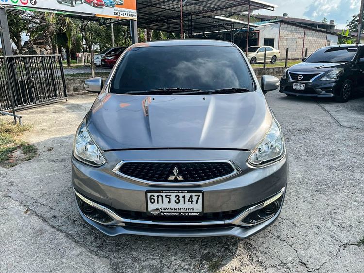 Mitsubishi Mirage 2017 1.2 GLX Sedan เบนซิน ไม่ติดแก๊ส เกียร์อัตโนมัติ เทา รูปที่ 2