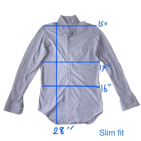 เชิ้ต The Suit Company จากญี่ปุ่น cotton 100 slim fit รูปที่ 18