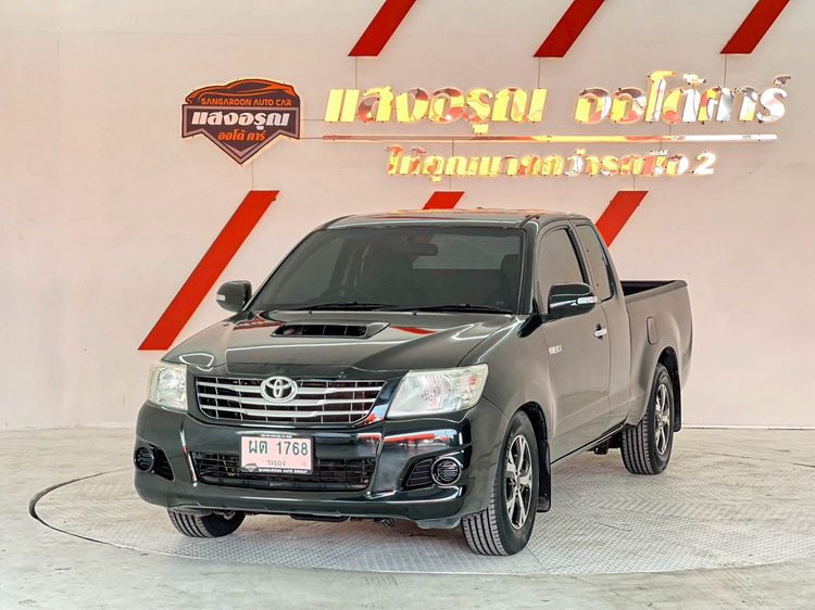 Toyota Hilux Vigo Champ 2013 Smart Cab 2.5 E Pickup ดีเซล ไม่ติดแก๊ส เกียร์ธรรมดา ดำ
