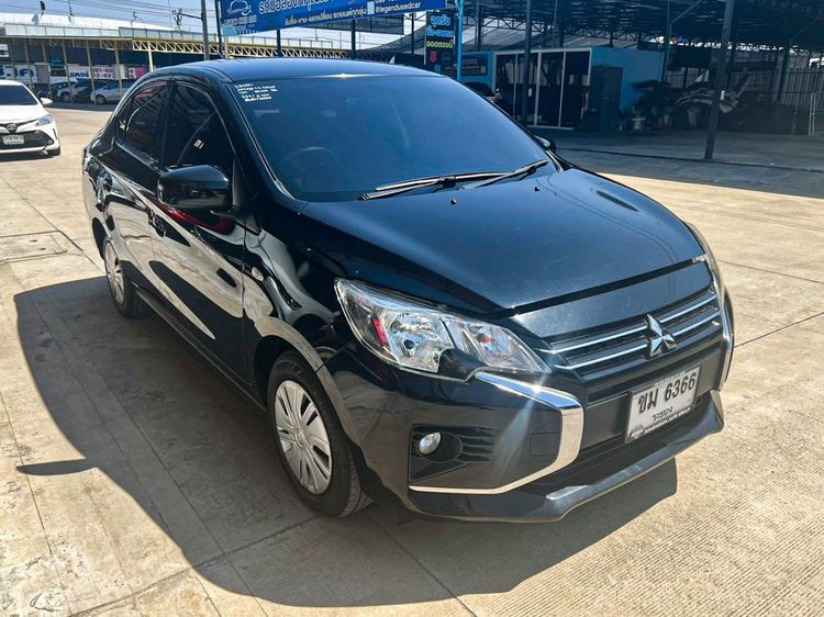 Mitsubishi Attrage 2022 1.2 Active Sedan เบนซิน ไม่ติดแก๊ส เกียร์อัตโนมัติ ดำ รูปที่ 3