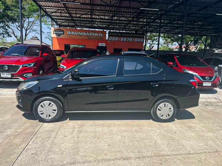 Mitsubishi Attrage 2022 1.2 Active Sedan เบนซิน ไม่ติดแก๊ส เกียร์อัตโนมัติ ดำ รูปที่ 4