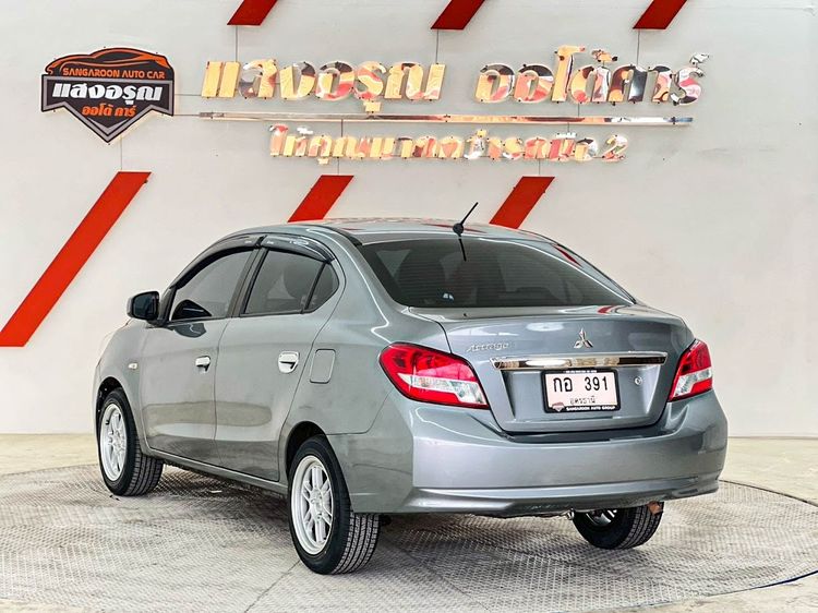 Mitsubishi Attrage 2018 1.2 GLX Sedan เบนซิน ไม่ติดแก๊ส เกียร์อัตโนมัติ เทา รูปที่ 4
