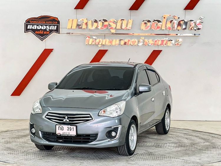 Mitsubishi Attrage 2018 1.2 GLX Sedan เบนซิน ไม่ติดแก๊ส เกียร์อัตโนมัติ เทา