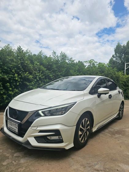 Nissan Almera 2020 1.0 VL เบนซิน ไม่ติดแก๊ส เกียร์อัตโนมัติ ขาว รูปที่ 4