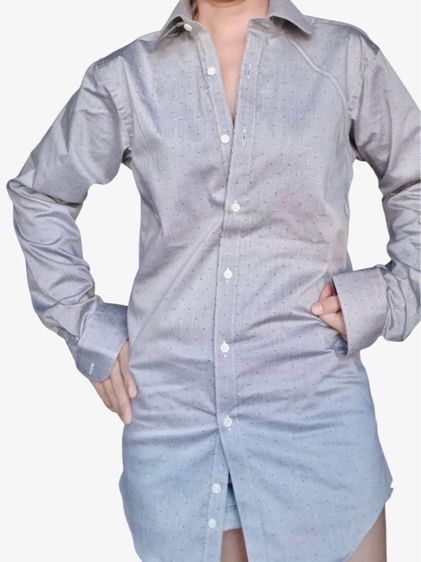 llll SUIT SELECT เชิ้ตทำงาน มีปก สภาพดี slim fit คัตติ้งดี เนื้อผ้ามีทรง ทอแน่น รูปที่ 10