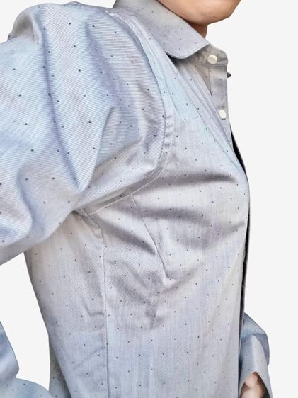 llll SUIT SELECT เชิ้ตทำงาน มีปก สภาพดี slim fit คัตติ้งดี เนื้อผ้ามีทรง ทอแน่น รูปที่ 9