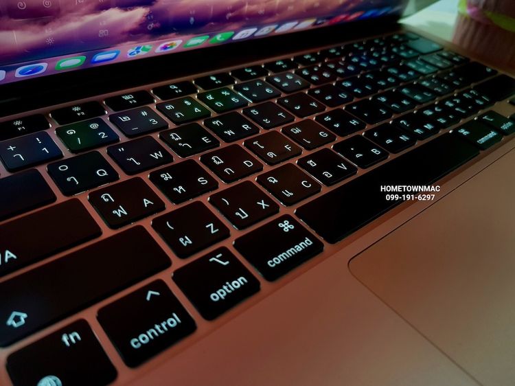 MacbookAir (Retina13-inch, 2020) M1 8-Core CPU 7-Core GPU SSD 256Gb Ram 8Gb Gold ครบกล่อง คุ้ม น่าใช้ รูปที่ 8